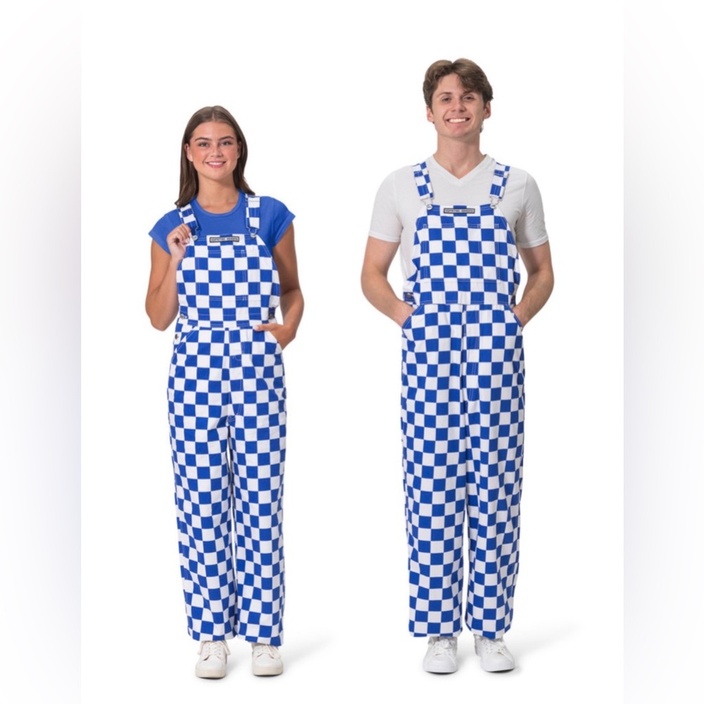 Royal Blue & White Game Bibs
